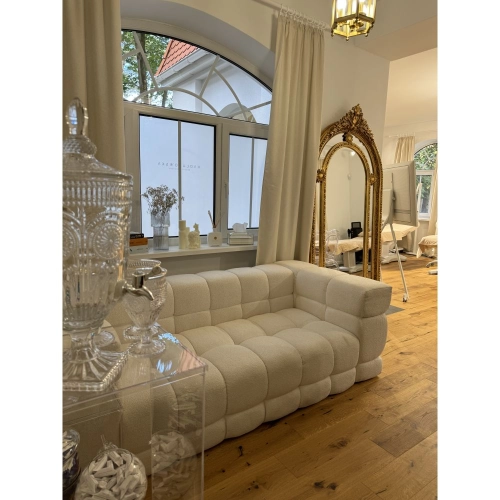 Sofa BUBBLE – Designerska Elegancja i Komfort na Lata Tkanina BOUCLÉ MANZA